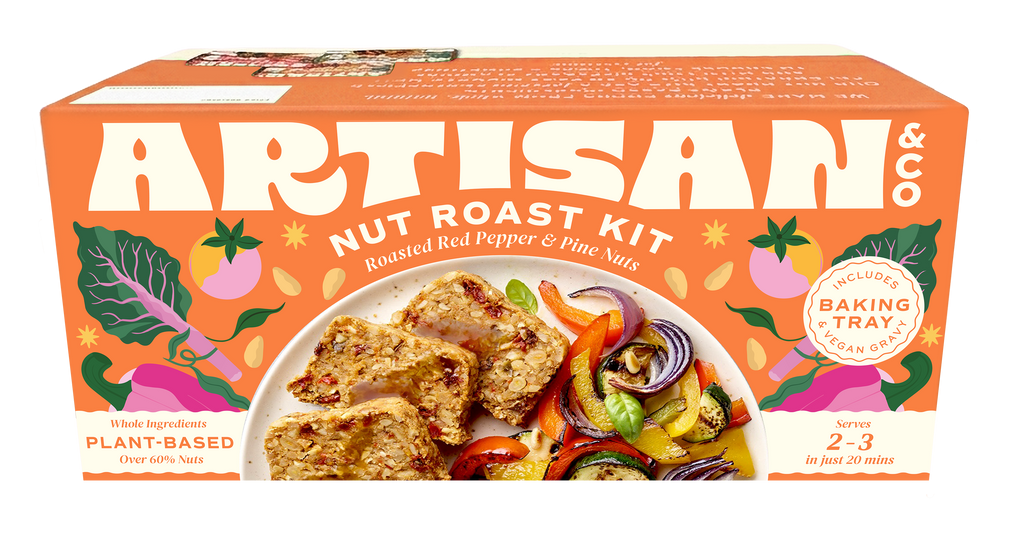Roasted Pepper & Pine Nut, Nut Roast - 6 x 212g