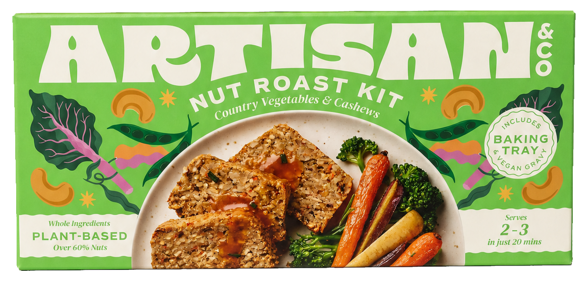 Country Vegetables & Cashews Nut Roast - 6 x 212g