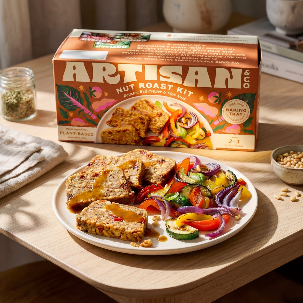 Roasted Pepper & Pine Nut, Nut Roast - 6 x 212g