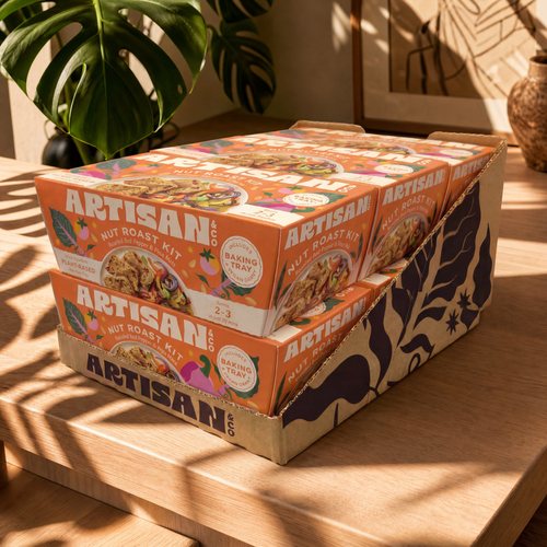 Roasted Pepper & Pine Nut, Nut Roast - 6 x 212g