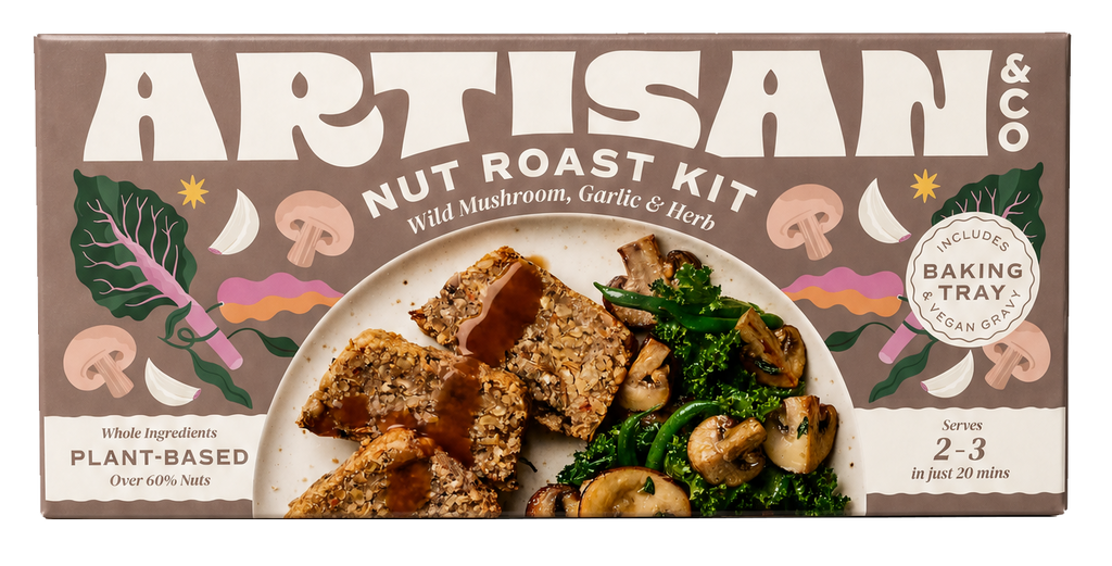 Wild Mushroom, Garlic & Herb Nut Roast - 6 x 212g