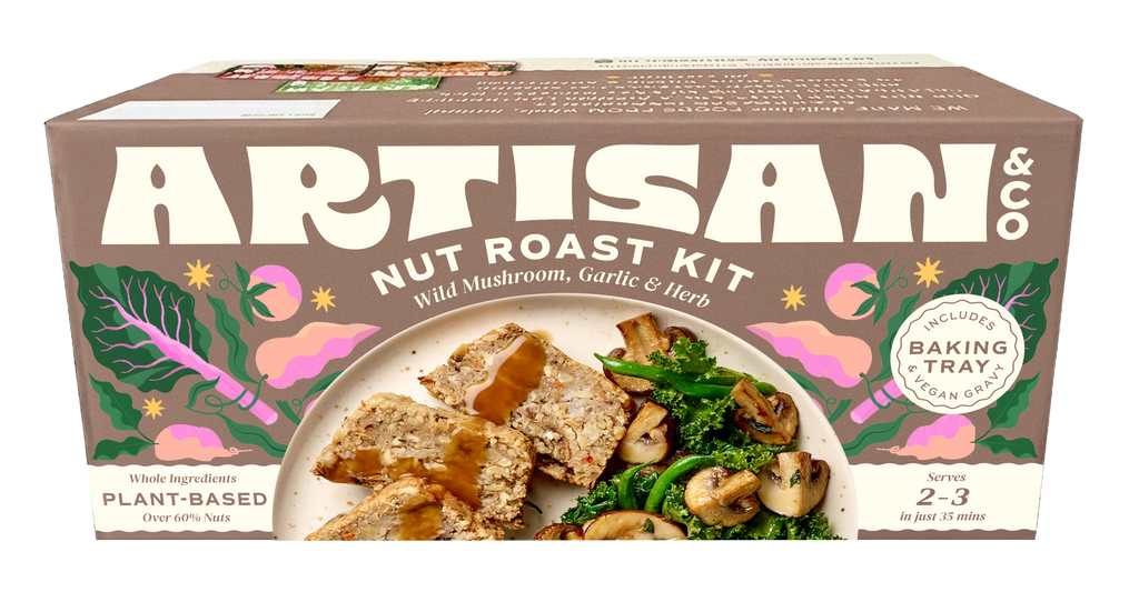 Wild Mushroom, Garlic & Herb Nut Roast - 6 x 212g