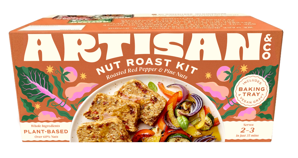 Roasted Pepper & Pine Nut, Nut Roast - 6 x 212g
