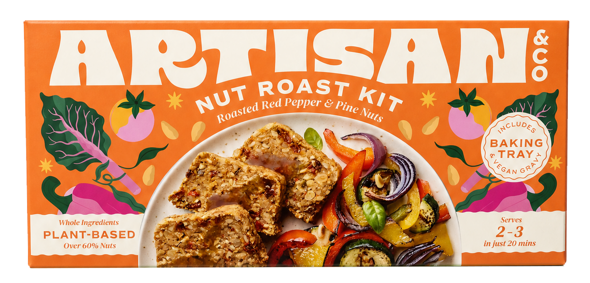 Roasted Pepper & Pine Nut, Nut Roast - 6 x 212g
